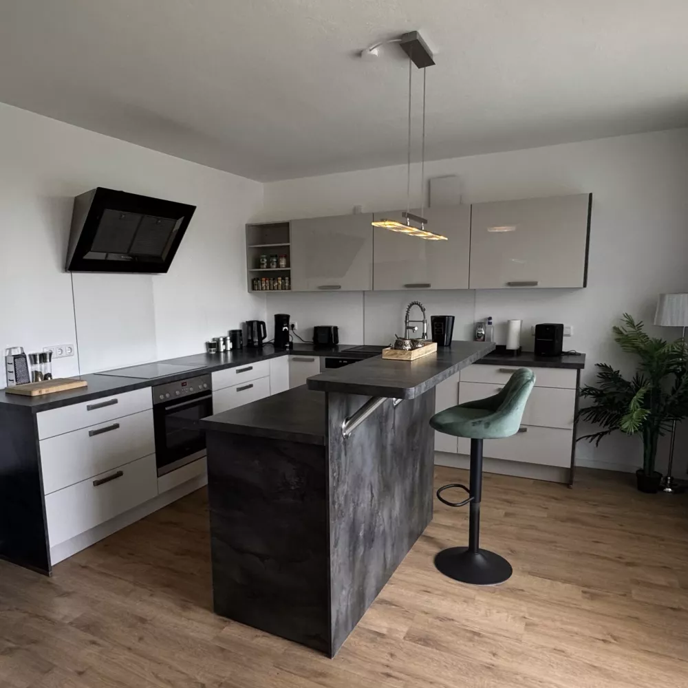 Küche in der Ferienwohnung in Kempten Küche in der Ferienwohnung in Kempten